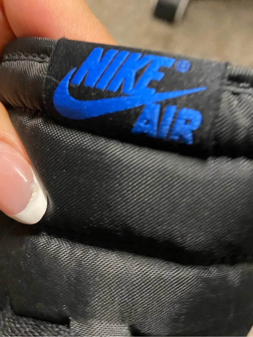 Nike Air Jordan 1 Size 7 M Retro High OG Royal Reimagined Suede Blue Black